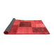 Patchwork Red Transitional Area Rugs