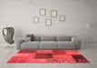 Transitional Red Washable Rugs