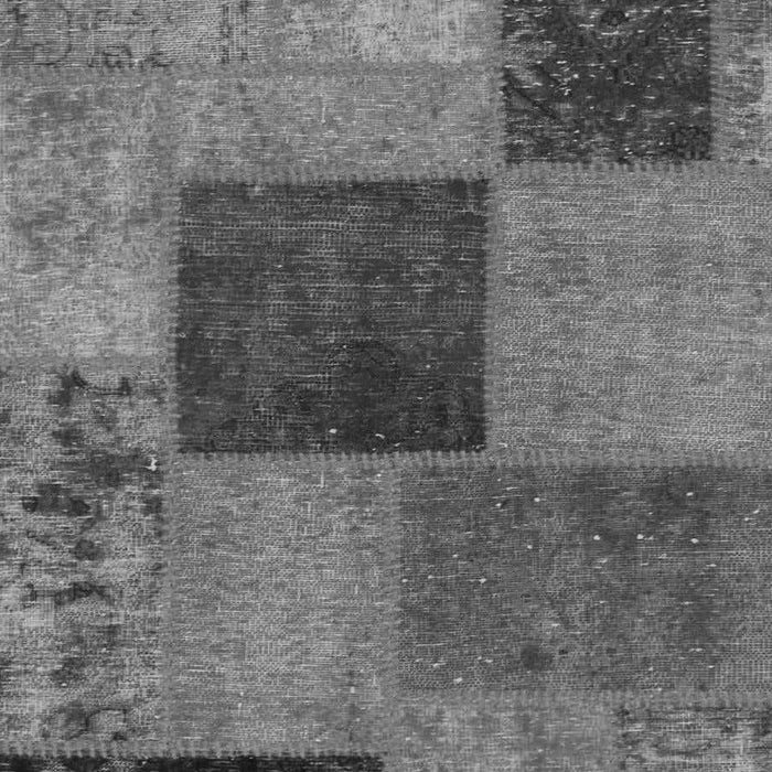 Machine Washable Patchwork Gray Transitional Rug, wshabs1256gry