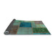 Sideview of Patchwork Light Blue Transitional Rug, abs1256lblu