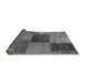 Sideview of Patchwork Gray Transitional Rug, abs1256gry