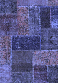 Patchwork Blue Transitional Rug, abs1257blu