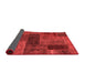 Patchwork Red Transitional Area Rugs