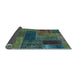 Sideview of Patchwork Light Blue Transitional Rug, abs1257lblu