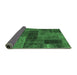 Sideview of Patchwork Emerald Green Transitional Rug, abs1257emgrn