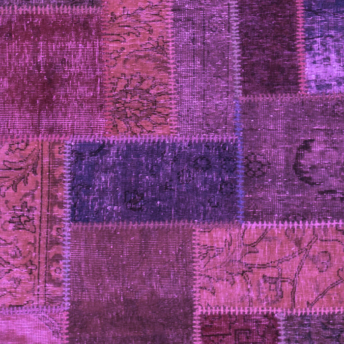 Patchwork Purple Transitional Rug, abs1257pur