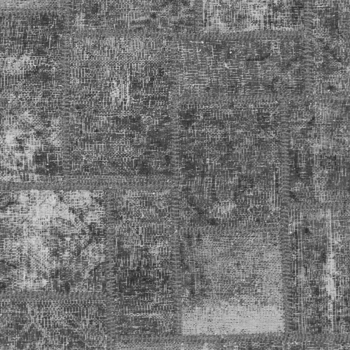 Patchwork Gray Transitional Rug, abs1258gry