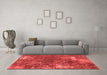 Transitional Red Washable Rugs