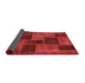 Patchwork Red Transitional Area Rugs