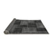 Sideview of Patchwork Gray Transitional Rug, abs1259gry