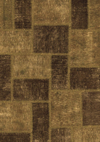 Patchwork Brown Transitional Rug, abs1259brn