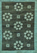 Machine Washable Abstract Light Blue Modern Rug, wshabs125lblu