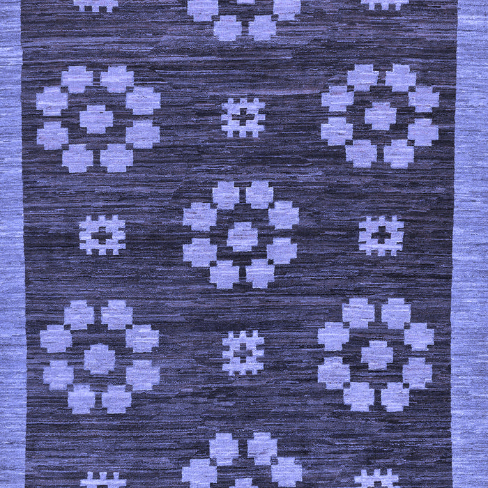 Machine Washable Abstract Blue Modern Rug, wshabs125blu
