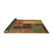 Sideview of Patchwork Brown Transitional Rug, abs1260brn