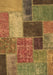 Patchwork Brown Transitional Rug, abs1260brn