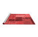 Transitional Red Washable Rugs