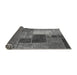 Sideview of Patchwork Gray Transitional Rug, abs1260gry