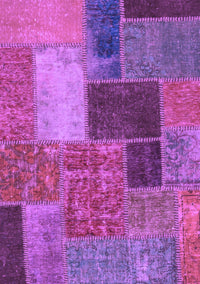 Patchwork Purple Transitional Rug, abs1260pur