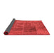 Patchwork Red Transitional Area Rugs