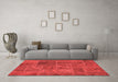 Transitional Red Washable Rugs