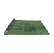 Sideview of Patchwork Light Blue Transitional Rug, abs1261lblu