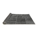 Sideview of Patchwork Gray Transitional Rug, abs1261gry