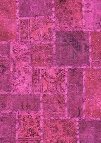 Patchwork Pink Transitional Rug, abs1261pnk