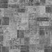 Square Patchwork Gray Transitional Rug, abs1262gry