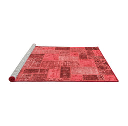 Transitional Red Washable Rugs