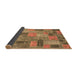 Sideview of Patchwork Brown Transitional Rug, abs1262brn