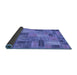 Sideview of Patchwork Blue Transitional Rug, abs1262blu