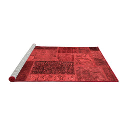 Transitional Red Washable Rugs