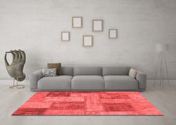 Transitional Red Washable Rugs
