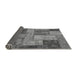 Sideview of Patchwork Gray Transitional Rug, abs1264gry