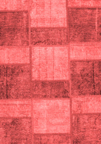 Patchwork Red Transitional Rug, abs1265red