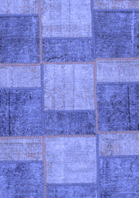 Patchwork Blue Transitional Rug, abs1265blu