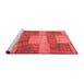 Transitional Red Washable Rugs