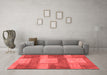 Transitional Red Washable Rugs