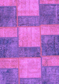 Patchwork Purple Transitional Rug, abs1265pur