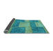 Sideview of Patchwork Light Blue Transitional Rug, abs1265lblu