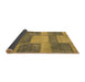 Sideview of Patchwork Brown Transitional Rug, abs1265brn