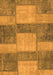 Patchwork Orange Transitional Rug, abs1265org