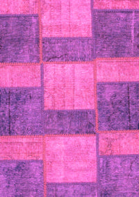 Patchwork Pink Transitional Rug, abs1265pnk