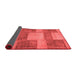 Patchwork Red Transitional Area Rugs