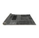 Sideview of Patchwork Gray Transitional Rug, abs1266gry