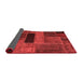 Patchwork Red Transitional Area Rugs