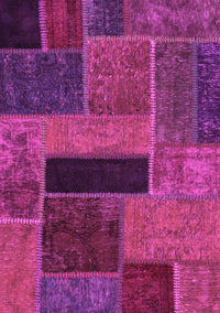 Patchwork Pink Transitional Rug, abs1266pnk