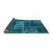 Sideview of Patchwork Light Blue Transitional Rug, abs1267lblu