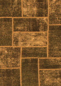 Patchwork Orange Transitional Rug, abs1267org