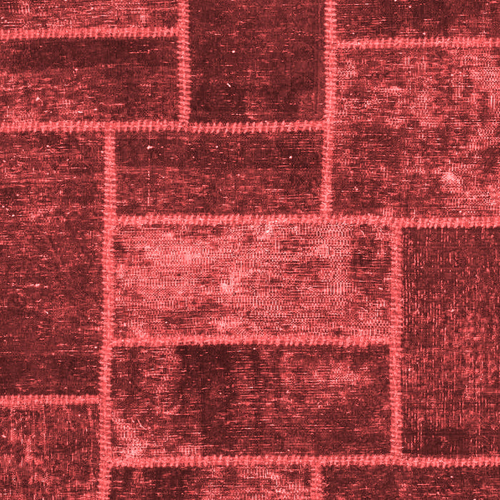 Patchwork Red Transitional Area Rugs